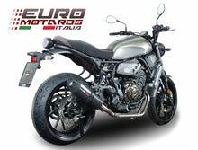 Load image into Gallery viewer, Yamaha XSR 700 2015-2016 2in1 GPR Exhaust Full System GPE Ti Black Road Legal