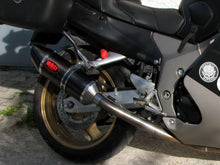 Load image into Gallery viewer, MassMoto Exhaust Dual Silencers Oval Full Carbon New Honda CBR 1100 XX Blackbird