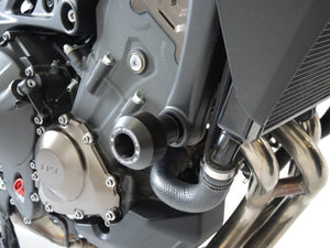 Yamaha MT-09 Tracer/GT 2014-2020 RD Moto Crash Frame Sliders Protectors Black