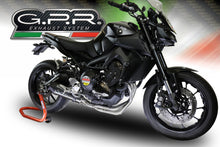 Load image into Gallery viewer, Yamaha MT09 FZ09 2017-18 GPR Exhaust Full System With GPE CF Silencer Road Legal