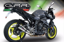 Load image into Gallery viewer, Yamaha MT10 FZ10 2017-2019 GPR Exhaust Mid System Silencer GPE Ti + Decat Pipe