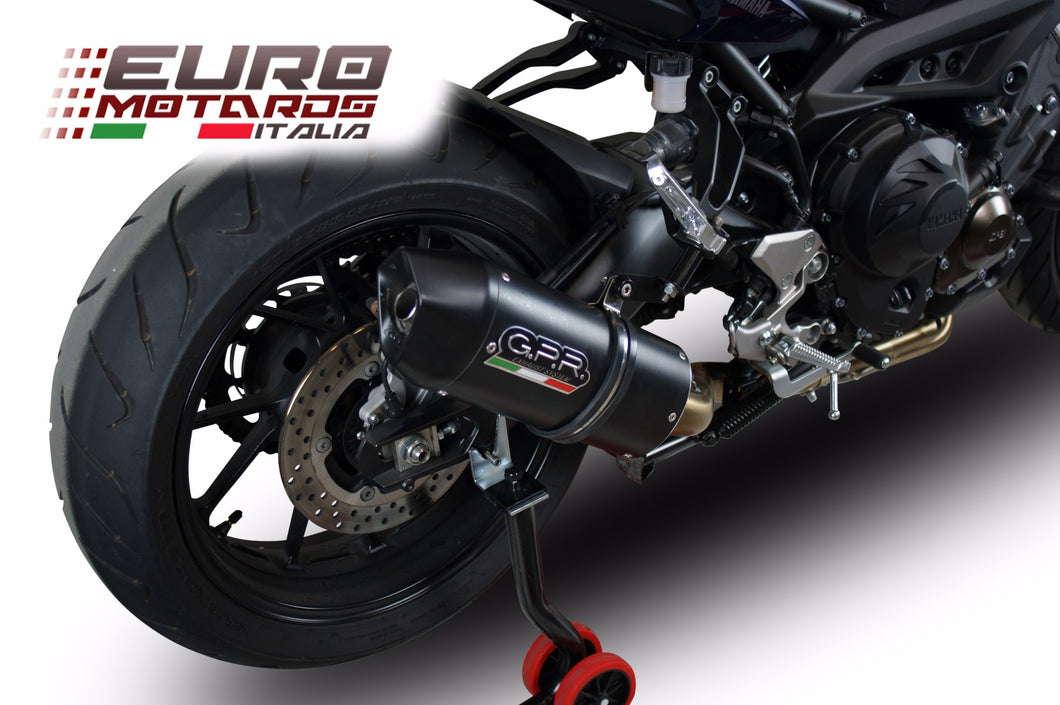 Yamaha Tracer 900 FJ09 2015-2017 High Mount GPR Exhaust Full System Furore Nero