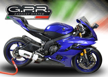 Load image into Gallery viewer, Yamaha R6 2017-2018 GPR Exhaust System SlipOn Silencer Albus White Road Legal