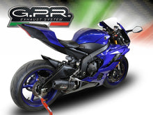 Load image into Gallery viewer, Yamaha R6 2017-2018 GPR Exhaust System SlipOn Silencer Furore Nero Road Legal