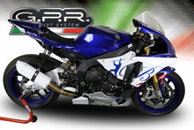 Load image into Gallery viewer, Yamaha R1 2015-2016 GPR Exhaust System SlipOn Racing Silencer Albus White