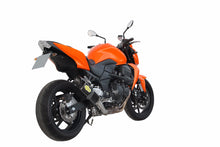 Load image into Gallery viewer, Kawasaki Z750 Z750R 2007-2013 Exan Exhaust Silencer OVAL X-BLACK Titanium/Carbon