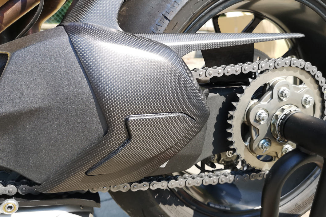 Ducati Panigale V4 /S CNC Racing Carbon Fiber Swingarm Cover Protector Matt New