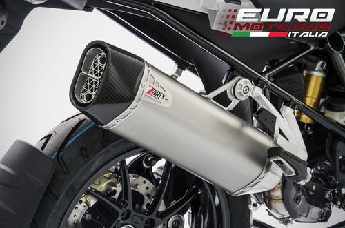 BMW R1250GS 2019 Zard Exhaust SlipOn Titanium Silencer Carbon Cap & Heat Shield
