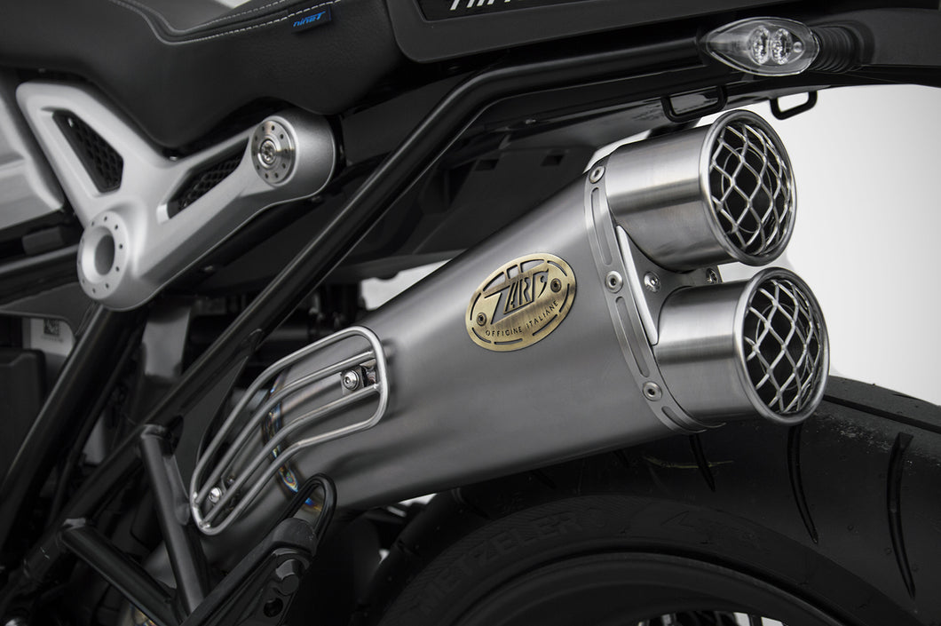 BMW RnineT R-nine T 2017-2020 Zard Exhaust High Mount Limited SlipOn Silencer