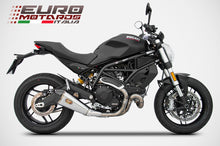 Load image into Gallery viewer, Ducati Monster 797 Zard Exhaust Low Mounted Version SlipOn Silencer Carbon Cap