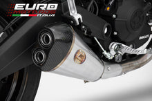 Load image into Gallery viewer, Ducati Monster 797 Zard Exhaust Low Mounted Version SlipOn Silencer Carbon Cap