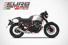Load image into Gallery viewer, Moto Guzzi V7 II Racer 2015-2017 Zard Exhaust Dual Slipon Silencers Racing New