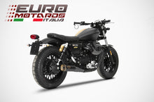 Load image into Gallery viewer, Moto Guzzi V9 Bobber/Roamer 16-19 Zard Exhaust Dual Slim Slipon Black Road Legal