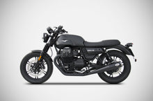 Load image into Gallery viewer, Moto Guzzi V7 III 2017-2019 Zard Exhaust Zuma Dual Black Racing SlipOn Silencers
