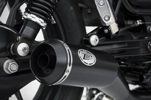 Moto Guzzi V7 III 2017-2019 Zard Exhaust Full System 2in1 Conical Black Silencer