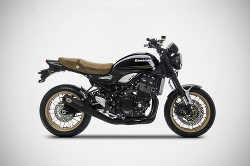 Kawasaki Z900RS /Cafe 2018 Zard Full Exhaust System Black Road Legal Silencer