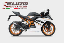 Load image into Gallery viewer, KTM RC 390 Zard Exhaust Slipon Silencer Black Aluminum Homologated only 1.7kg