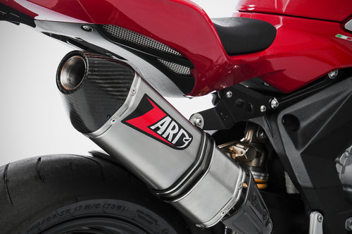 MV Agusta F3 675 800 2013-16 Zard Exhaust Full Titanium System Silencer + Carbon