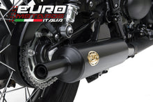 Load image into Gallery viewer, Triumph Bonneville T120 2016-2019 Zard Exhaust Dual Inox Silencers Black Bottle