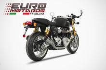 Load image into Gallery viewer, Triumph Thruxton 1200 R 2017-2019 Zard Exhaust Dual Slipon Silencers Racing New