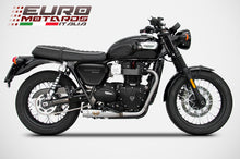 Load image into Gallery viewer, Triumph Bonneville T100 2017-2019 Zard Exhaust Full System Dual Silencers