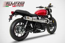 Load image into Gallery viewer, Triumph Street Twin 2016-19 Zard Exhaust Full System High Mount Silencer -7.3Kg