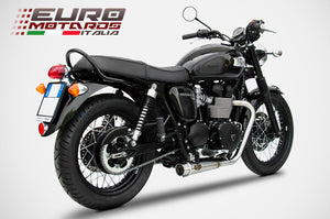 Triumph Bonneville Air Cooled Zard Exhaust Full System Dual Silencers Inox New