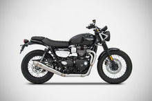 Load image into Gallery viewer, Triumph Street Scrambler Zard Exhaust Full System Low Conical Silencer -5.0Kg