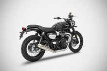Load image into Gallery viewer, Triumph Street Scrambler Zard Exhaust Full System Low Conical Silencer -5.0Kg