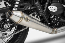 Load image into Gallery viewer, Triumph Street Scrambler Zard Exhaust Full System Low Conical Silencer -5.0Kg