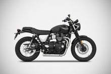 Load image into Gallery viewer, Triumph Street Scrambler Zard Exhaust Full System Low Cross Silencer -6.7Kg New