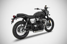 Load image into Gallery viewer, Triumph Street Scrambler Zard Exhaust Full System Low Cross Silencer -6.7Kg New