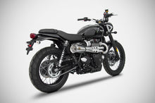 Load image into Gallery viewer, Triumph Street Scrambler Zard Exhaust Full System Tiger 70 Silencer -6.1Kg New