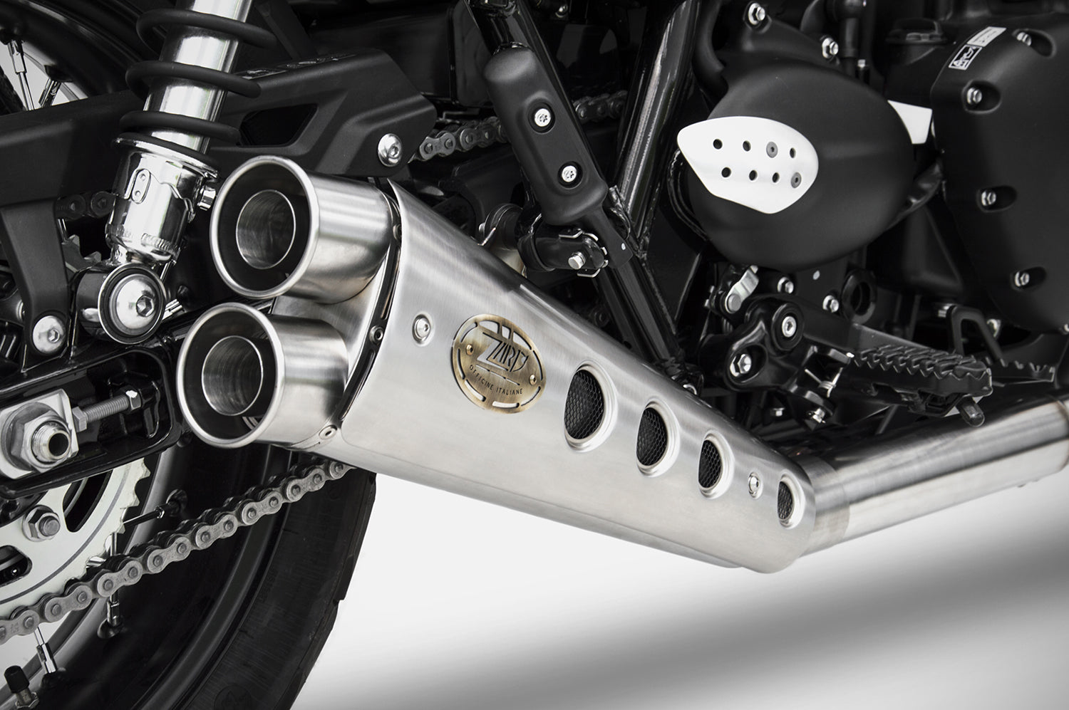 Triumph Street Scrambler Zard Exhaust Full System Low Silencer Special Ed -4.8Kg Triumph Street Scrambler Zard Exhaust Full System Low Silencer Special Ed -4.8Kg