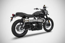 Load image into Gallery viewer, Triumph Street Scrambler Zard Exhaust Full System Silencer Short -5.1Kg