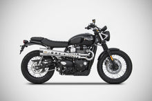 Load image into Gallery viewer, Triumph Street Scrambler Zard Exhaust Full System Silencer Special Ed -5.4Kg