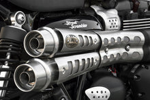 Load image into Gallery viewer, Triumph Street Scrambler Zard Exhaust Dual Slipon Inox Silencers -2.0Kg New