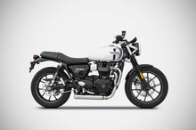 Load image into Gallery viewer, Triumph Street Twin Zard Exhaust Full System Cross 2in1 - only 3.1Kg New