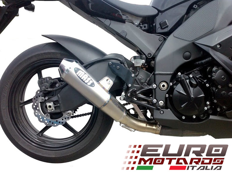 MassMoto Exhaust Slip-On Single Silencer Tromb Titan Curve