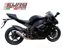 Load image into Gallery viewer, MassMoto Exhaust Slip-On Silencer Tromb Titanium Curve Kawasaki ZX10R 2008-2009