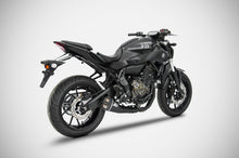 Load image into Gallery viewer, Yamaha MT-07 FZ-07 Zard Exhaust Full System Black + Carbon Cap Silencer R Legal