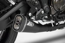 Load image into Gallery viewer, Yamaha MT-07 FZ-07 Zard Exhaust Full System Black + Carbon Cap Silencer R Legal